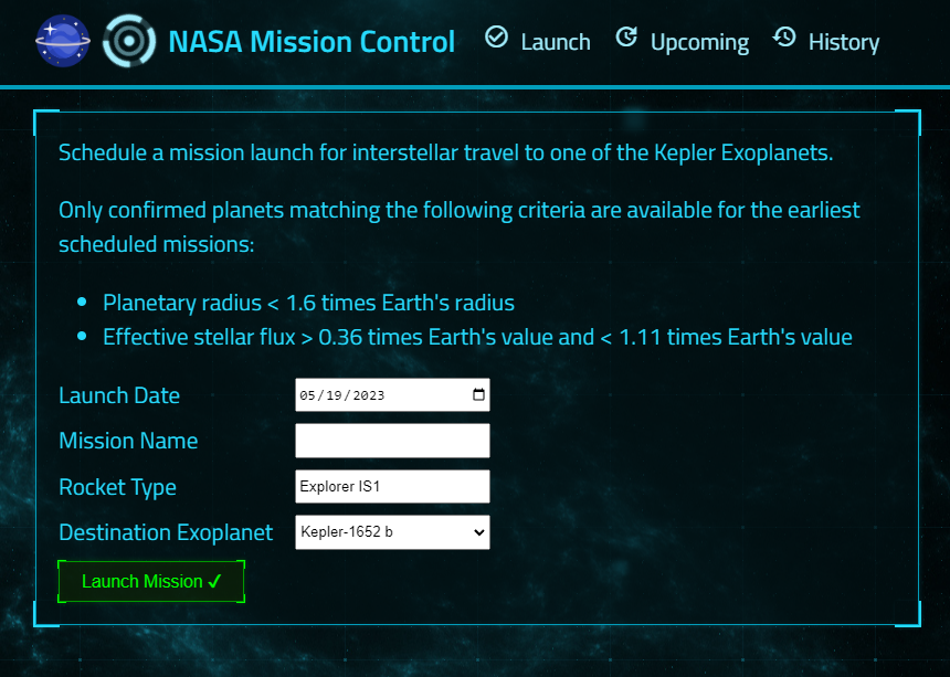 NASA Launch Site
